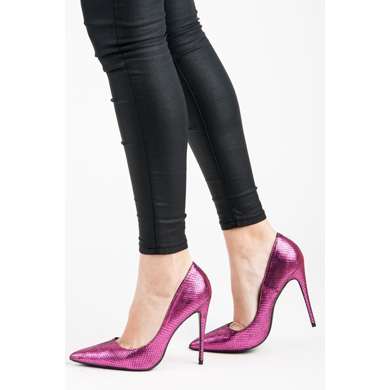 Vices Alfinetes com estampa de cobra roxo 1