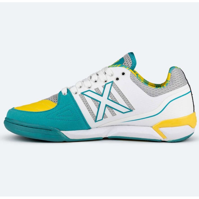 Munich Munique Prisma 37 em 3116038 sapatos de futebol branco e amarelo 1