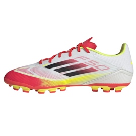 Adidas F50 League 2G/3G AG IE1262 Sapatos de futebol branco 2