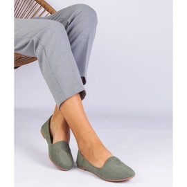 Bailarinas clássicas verdes de Ekozamsz 2