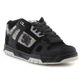 Sapatos esportivos masculinos DC Stag 320188-xksc Black preto 1