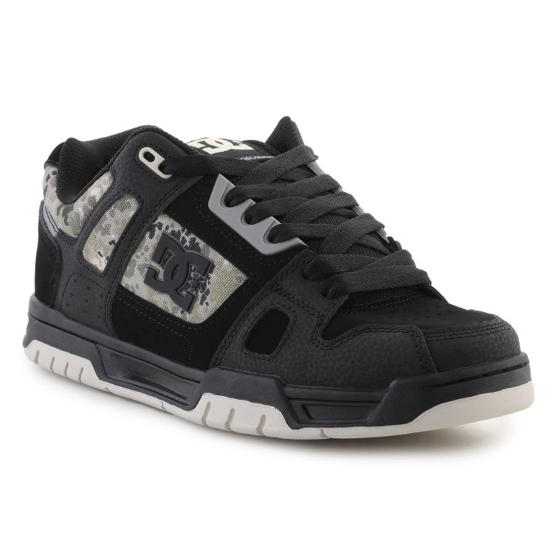 Sapatos esportivos masculinos DC Stag 320188-xksc Black preto 1