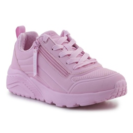 Skechers uno fase zip 310387l-ltpk sapatos rosa 1