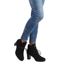 Botas com atacadores 55-518 pretas preto 2