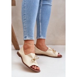 Zazoo 2660 Ballerinas de couro BEIGE LUZ FELIA bege 2