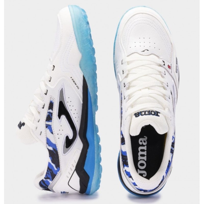 Joma fs reativo 2432 TF FSW2432TF Sapatos brancos 1