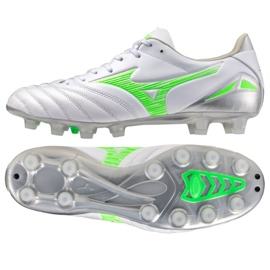 Mizuno Morelia Neo IV Pro FG P1GA253437 Sapatos de futebol branco 1