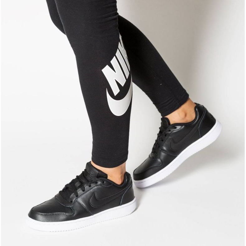 Nike Ebernon baixo em sapatos AQ1779-001 preto 1
