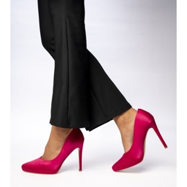 Saltos altos de Amor Fuchsia femininos 1