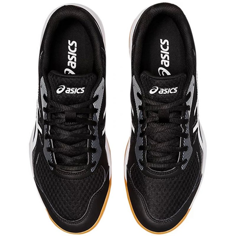 ASICS UPCURT 5 1071A086 001 Taplo de vôlei preto 1