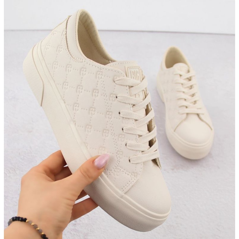 Big Star Grande estrela feminina rr274336 tênis bege 1