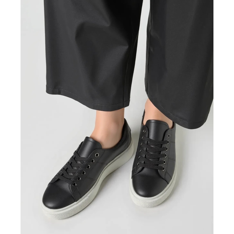 Tênis femininos segunda -feira tudo preto 1