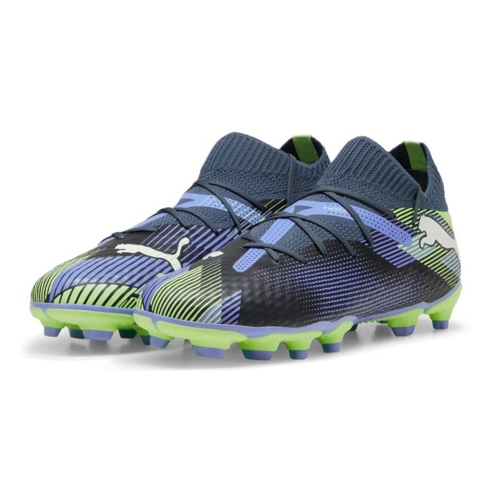 Puma Future 7 Pro FG/AG 107944 03 Sapatos de futebol azul 2