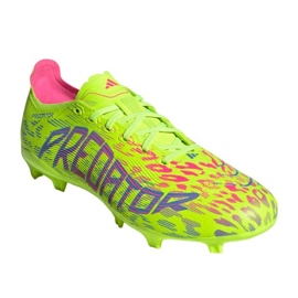 Adidas Predator League FG/MG JH6471 Sapatos de futebol verde 1