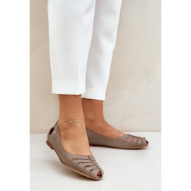 Zazoo 10009 confortável couro de couro de couro escuro bege escuro 2