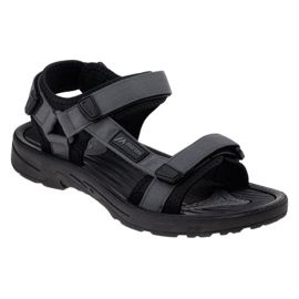 Martes Derano 92800305067 sandálias masculinas cinza preto 2