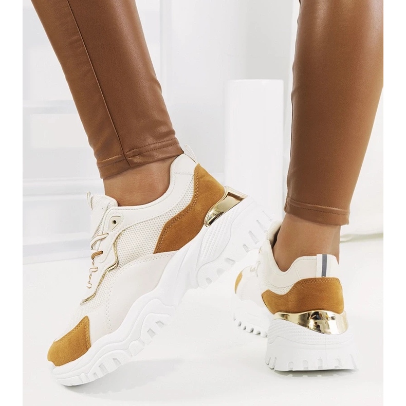 D/GMR Osorio sapatos esportivos bege 2