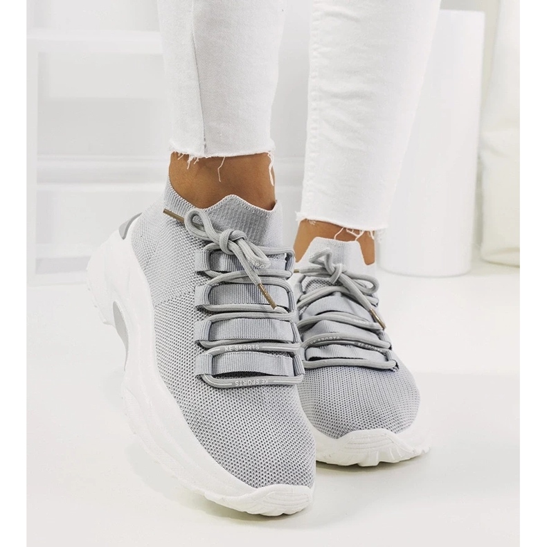 D/GMR Tênis Barraza cinza para mulher 1