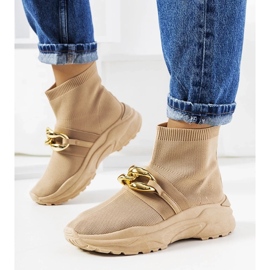 D/GMR Tênis cano alto marrom de Martin 2