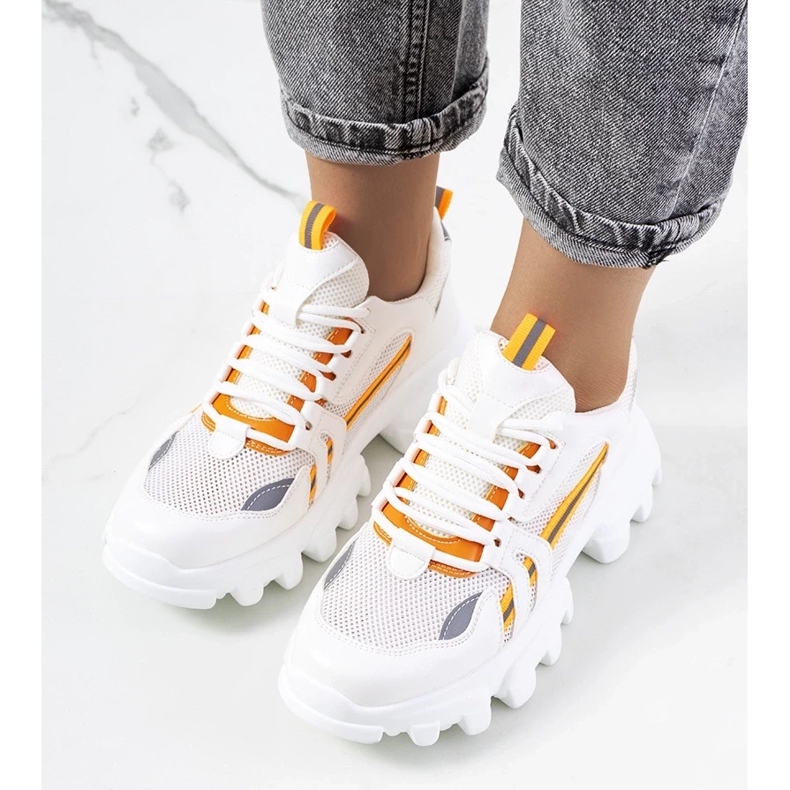 D/GMR Sneakers brancas de mulher Bernier branco 2