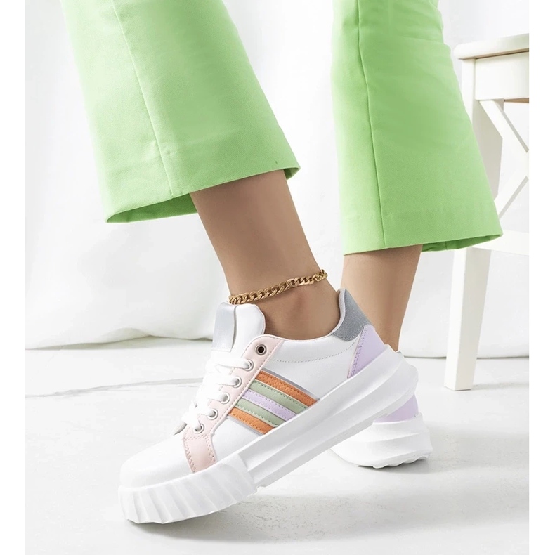 D/GMR Tênis branco na plataforma Prinsep 1