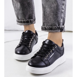 D/GMR Tênis preto em uma sola grossa da Louisiana 1