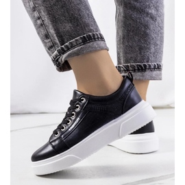 D/GMR Tênis preto em uma sola grossa da Louisiana 2