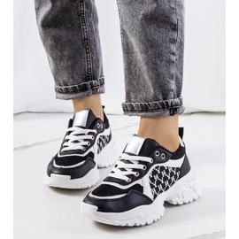 D/GMR Sapatilhas Florival de mulher preta e branca branco 1