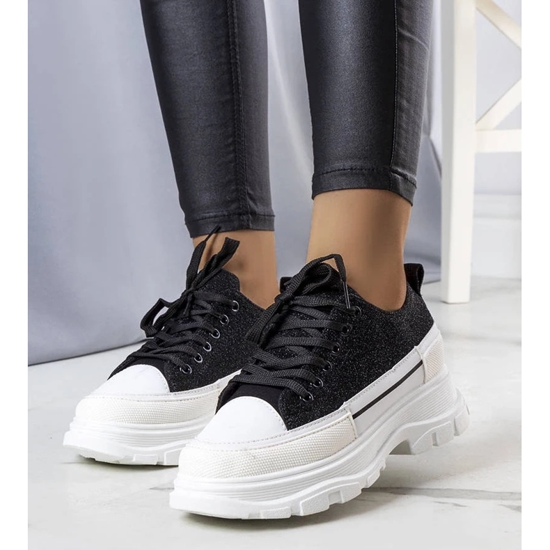 D/GMR Tênis cano alto preto Callani. 1