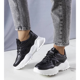 D/GMR Tênis pretos em uma sola Lorene enorme 2 D/GMR Tênis pretos em uma sola Lorene enorme 2