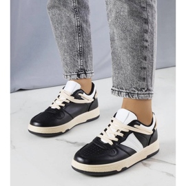 D/GMR Sapatilhas de mulher Marcella pretas bege 1 D/GMR Sapatilhas de mulher Marcella pretas bege 1