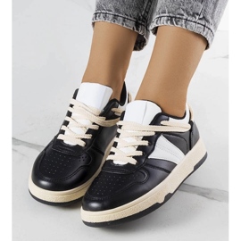 D/GMR Sapatilhas de mulher Marcella pretas bege 2