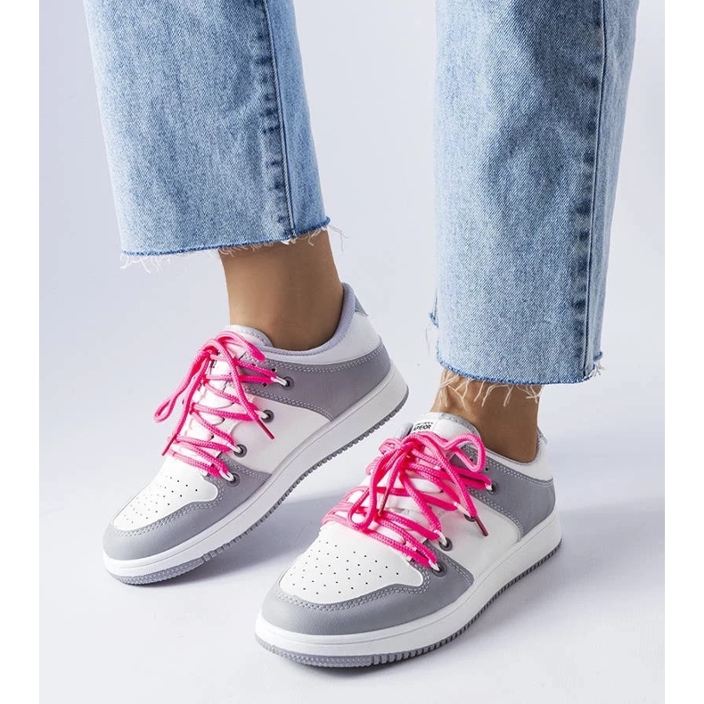 D/GMR Shari tênis retrô branco 1