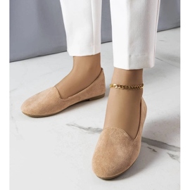 D/GMR Sabrinas de camurça ecológica bege Marion 1