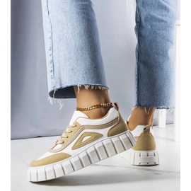 D/GMR Tênis plataforma bege Robyn 2