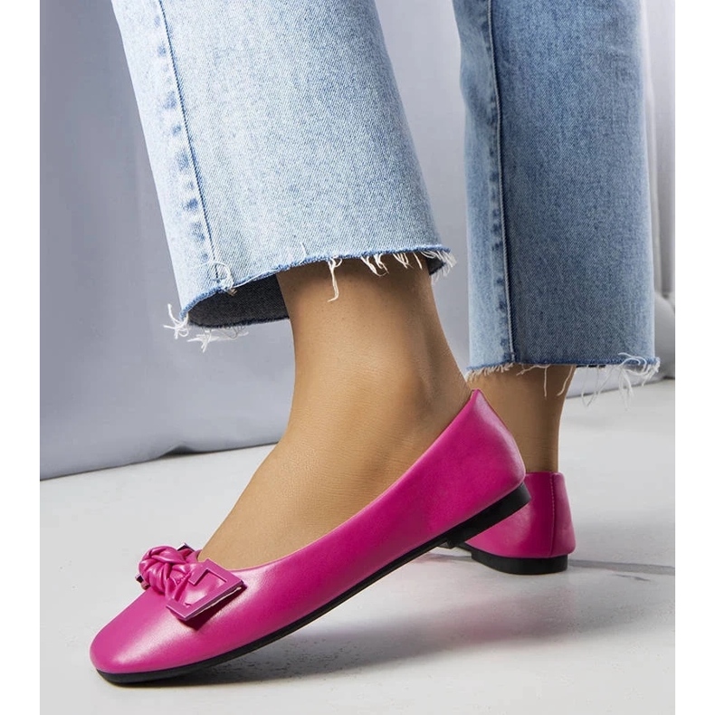 D/GMR Bailarinas rosa com laço de Tabitha 2