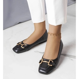 D/GMR Bailarinas pretas com enfeites dourados da Iris preto 2 D/GMR Bailarinas pretas com enfeites dourados da Iris preto 2