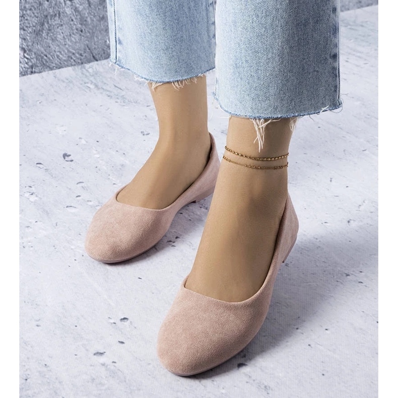 D/GMR Sabrinas rosa com palmilha de couro, Lespérance 1