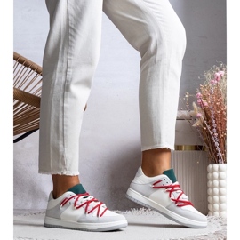 D/GMR Tênis cinza tênis femininos com cadarços vermelhos Arcobaleno 1 D/GMR Tênis cinza tênis femininos com cadarços vermelhos Arcobaleno 1