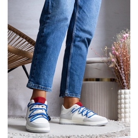 D/GMR Tênis cinza tênis femininos, arcobaleno cadarços 2