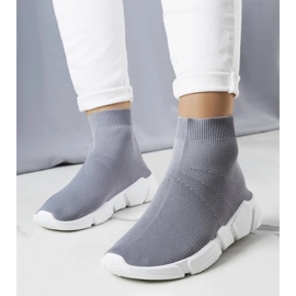 D/GMR Tênis cano alto cinza William. 1