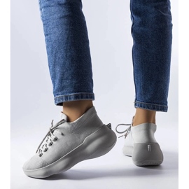 D/GMR Tênis cinza em tecido Lavallée 2