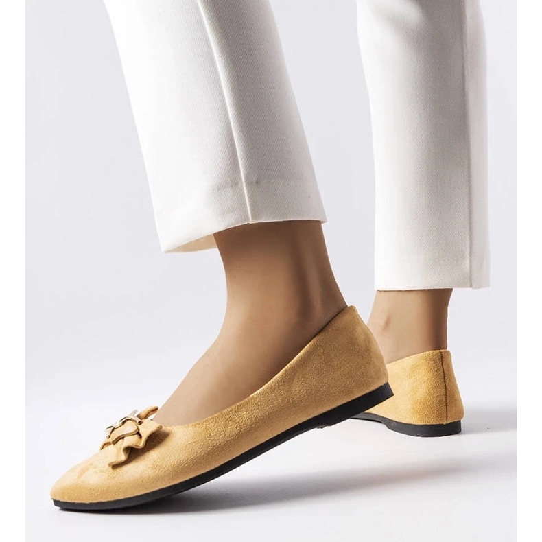 D/GMR Bailarinas bico fino Jetté bege 2