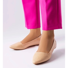 D/GMR Bailarinas bege elegantes de Riel 1