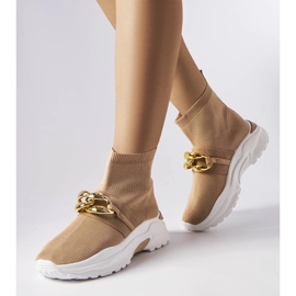 D/GMR Tênis marrom Baptiste com corrente 1