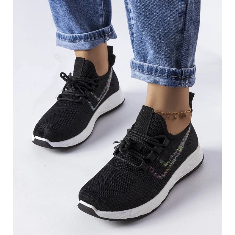 D/GMR Tênis de tecido preto McKeylor 1 D/GMR Tênis de tecido preto McKeylor 1