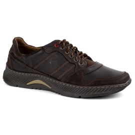 Olivier Sapatos de couro de couro masculino Estilo esportivo de esporte 315Gt Brown Floter marrom 1