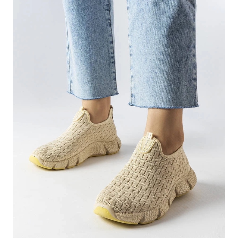 D/GMR Tênis esportivo bege claro Obenor 1