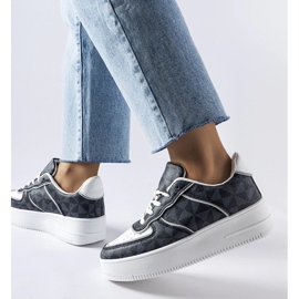 D/GMR Tênis preto decorado com o monograma Sands 1 D/GMR Tênis preto decorado com o monograma Sands 1