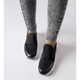 D/GMR Tênis preto com strass da Algiso 2 D/GMR Tênis preto com strass da Algiso 2